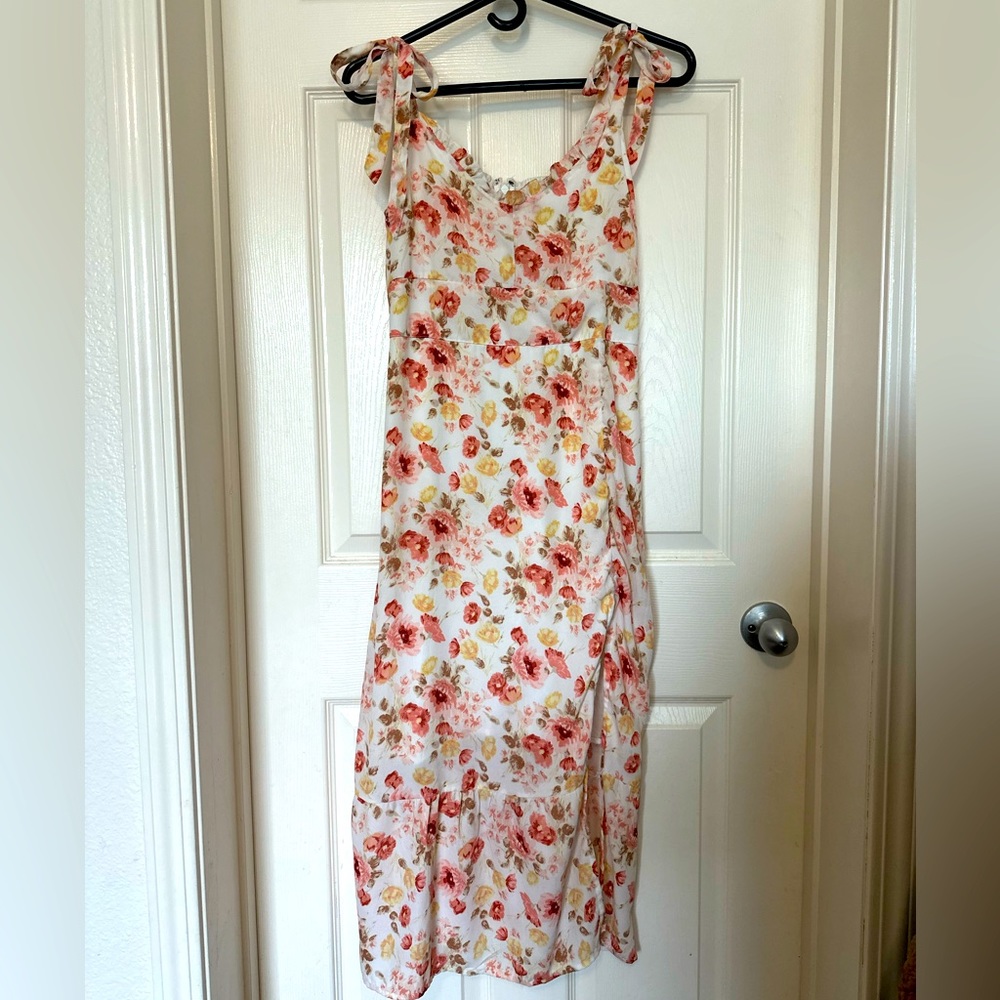 Abercrombie Spring Floral Midi Dress
